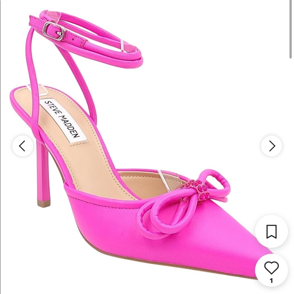 Steve Madden sherise rhinestone heel BARBIE!